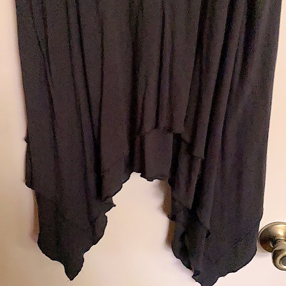 Couture Embellished Embroidery Sequin Black Top - Picture 9 of 12